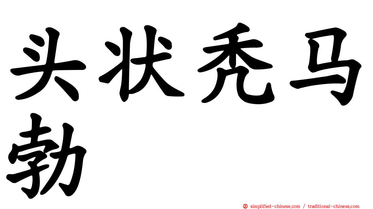头状秃马勃