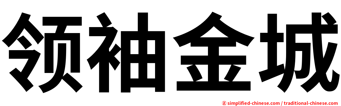 领袖金城