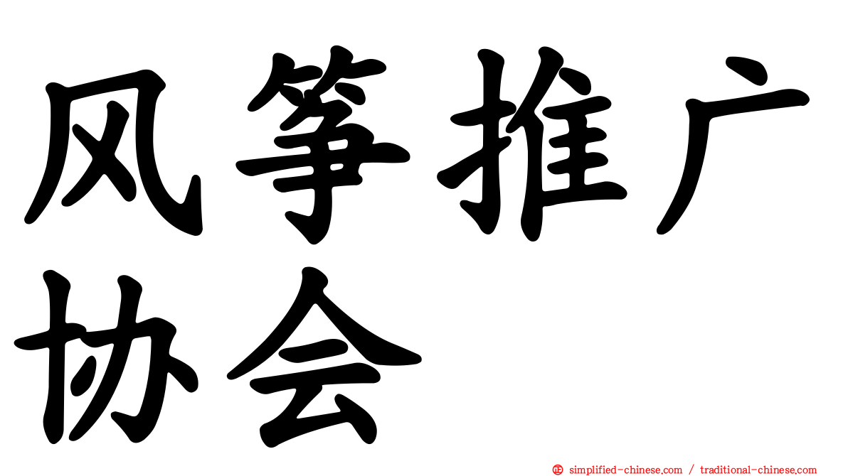 风筝推广协会