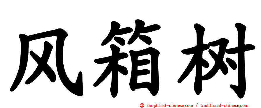 风箱树