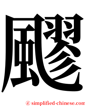 飂 serif font