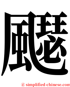 飋 serif font