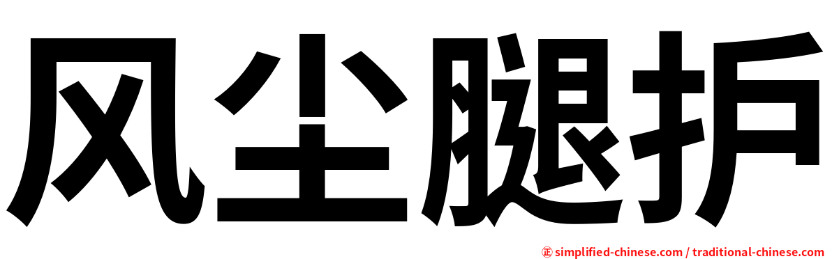 风尘腿护