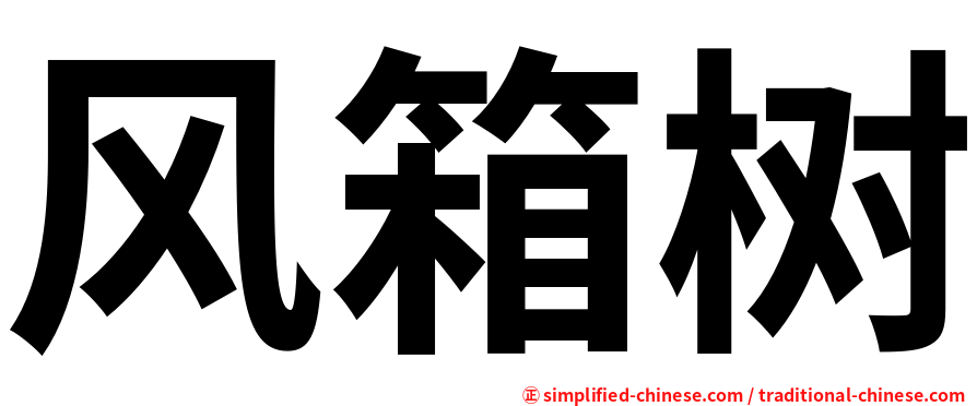 风箱树