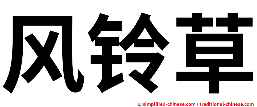 风铃草