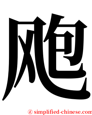飑 serif font