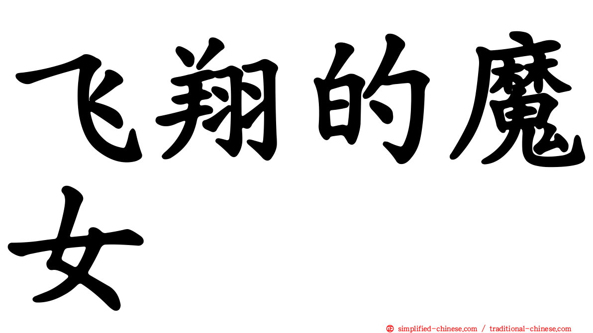 飞翔的魔女
