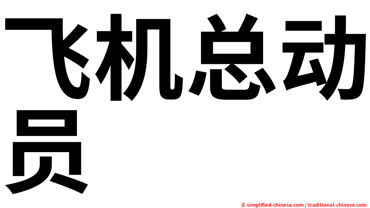飞机总动员