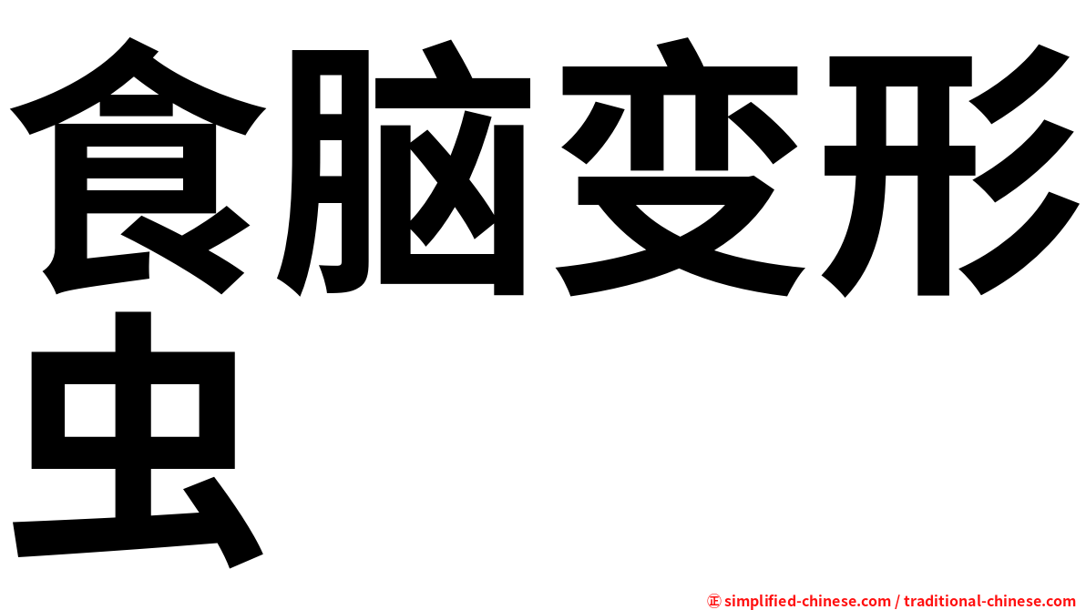 食脑变形虫