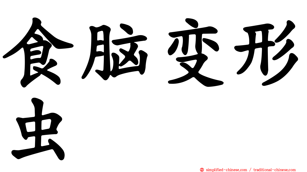 食脑变形虫