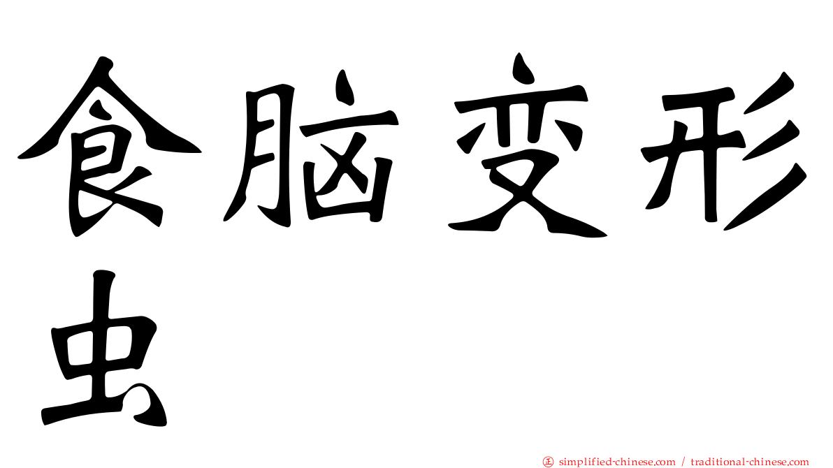 食脑变形虫