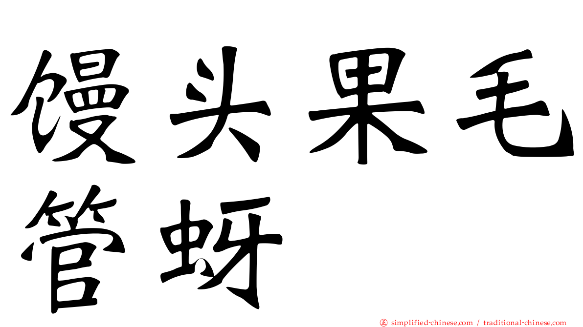 馒头果毛管蚜