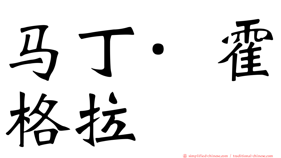 马丁·霍格拉