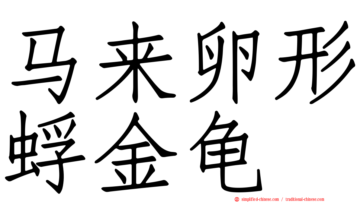 马来卵形蜉金龟