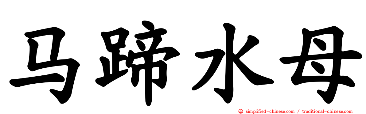 马蹄水母