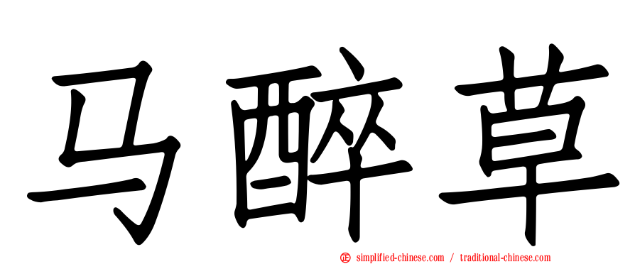 马醉草