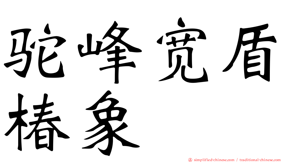驼峰宽盾椿象