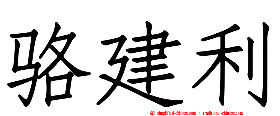骆建利