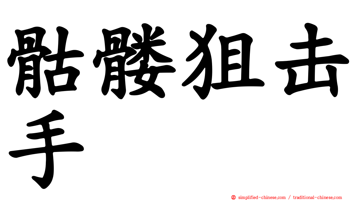 骷髅狙击手