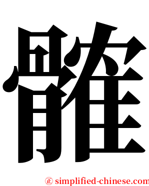 髉 serif font