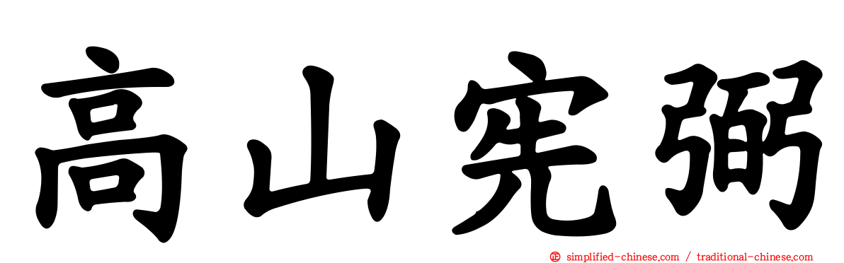 高山宪弼
