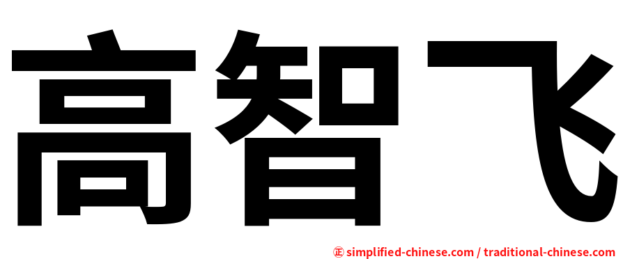 高智飞