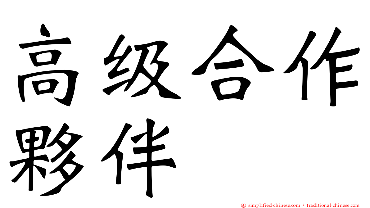高级合作伙伴