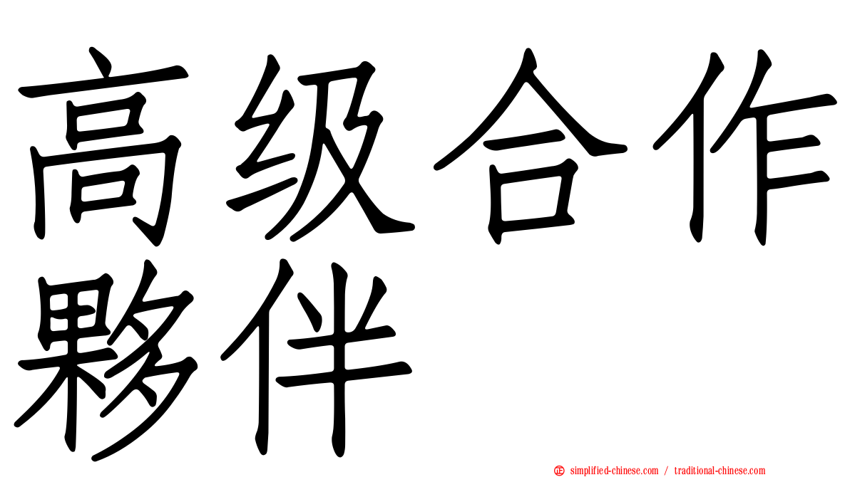 高级合作伙伴