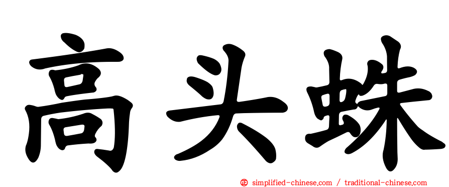 高头蛛