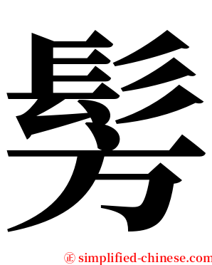 髣 serif font