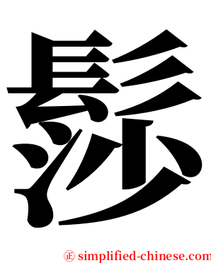 髿 serif font