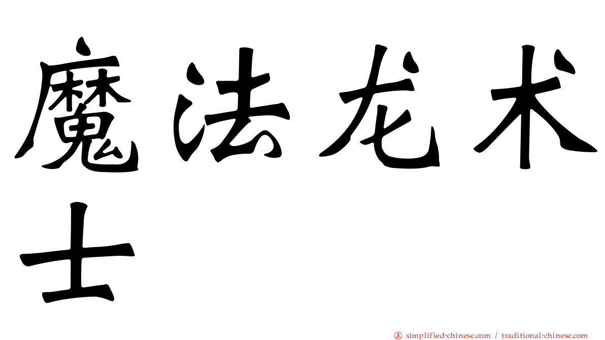 魔法龙术士