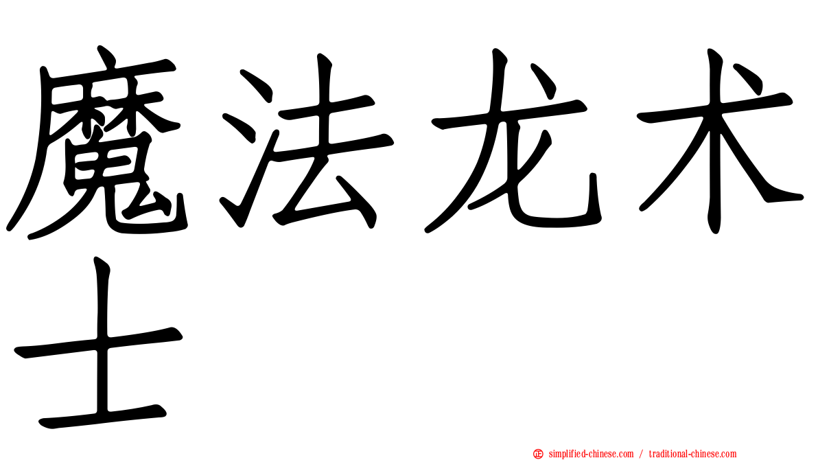 魔法龙术士