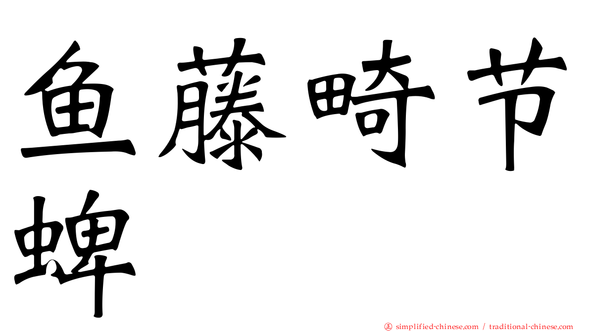 鱼藤畸节蜱