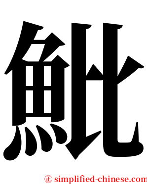 魮 serif font
