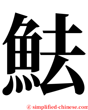 魼 serif font