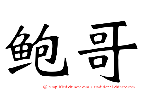 鲍哥