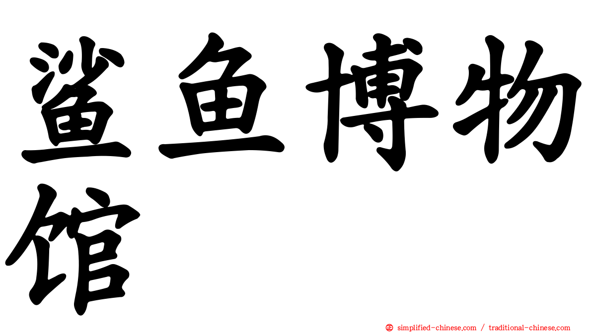 鲨鱼博物馆