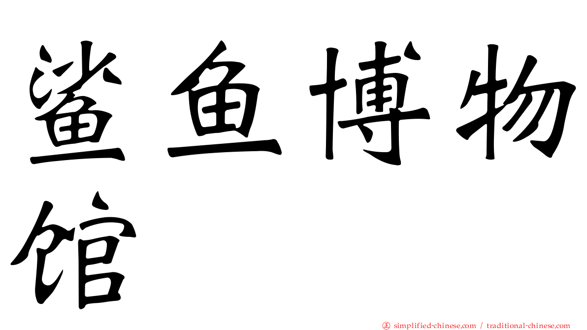 鲨鱼博物馆