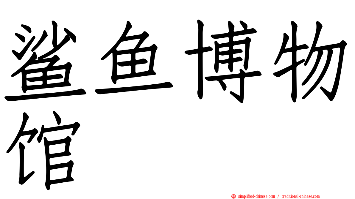 鲨鱼博物馆