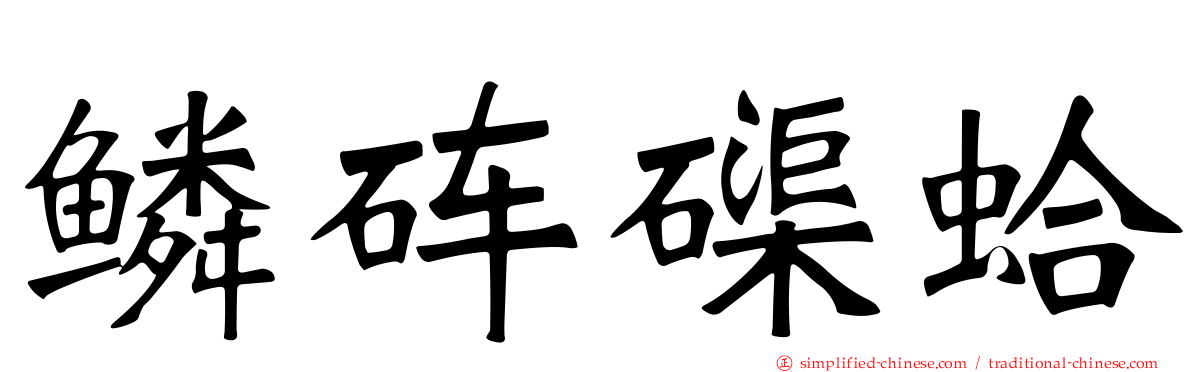 鳞砗磲蛤