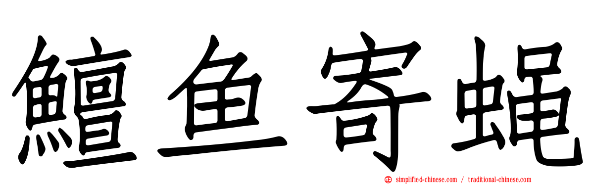 鳣鱼寄蝇
