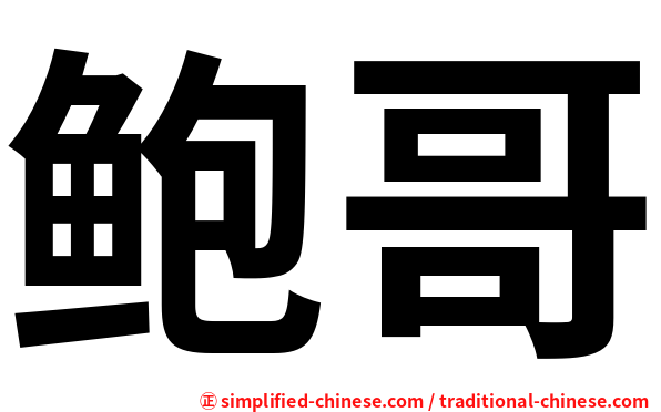 鲍哥