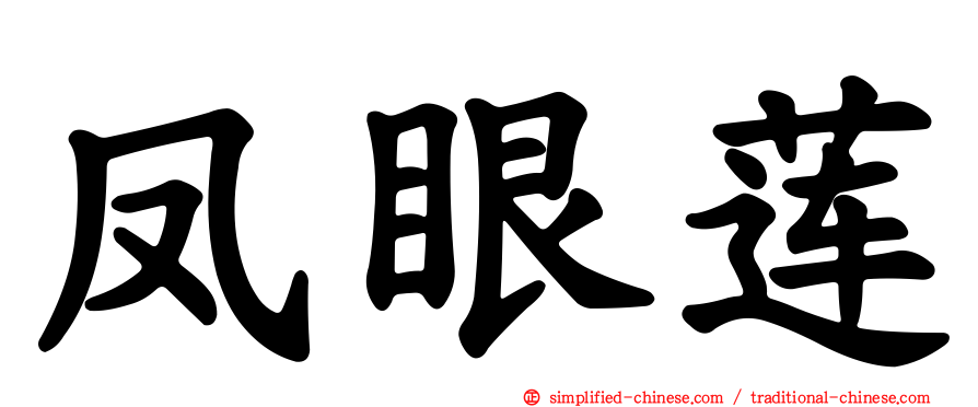 凤眼莲