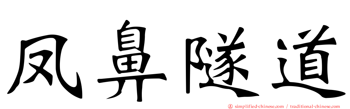 凤鼻隧道