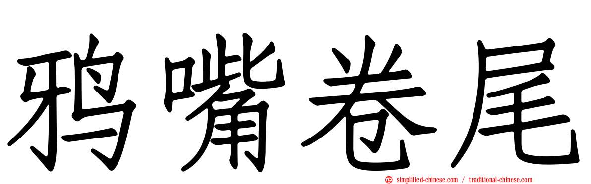 鸦嘴卷尾