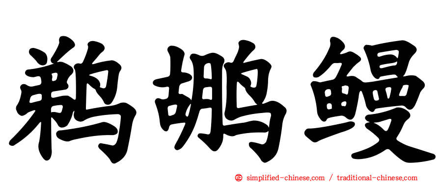 鹈鹕鳗