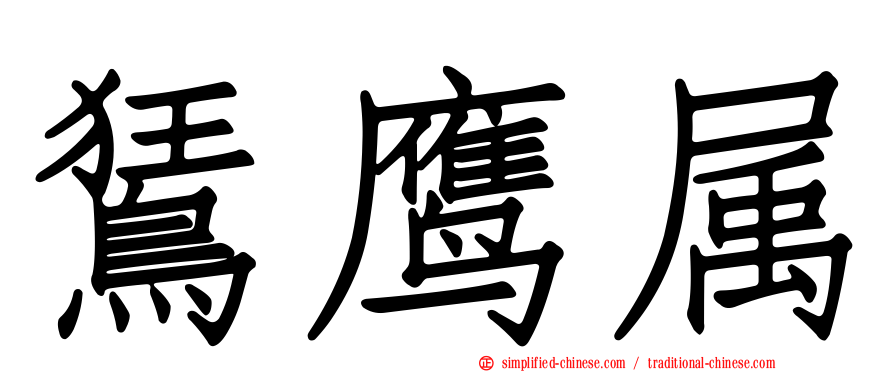 𫛭鹰属