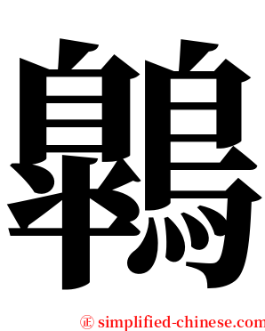 鷱 serif font