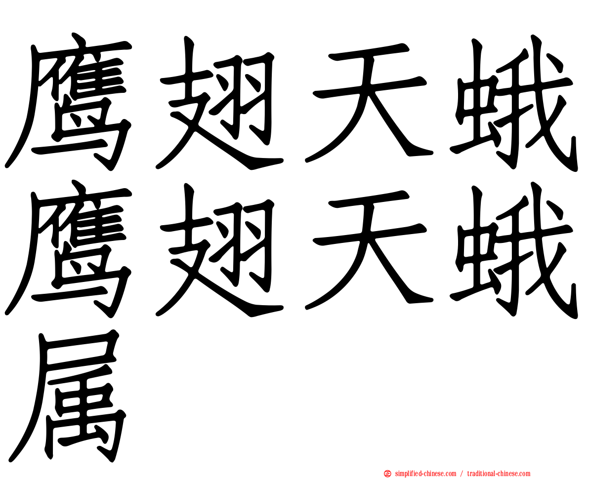 鹰翅天蛾鹰翅天蛾属